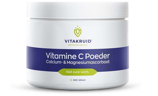 VITAKRUID VITAMINE C POEDER 260GR CALCIUMMAGNESIUMASCORBAAT